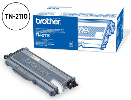 BROTHER - Toner Laser ORIGINALES TN-2110 Negro (Ref.TN2110)