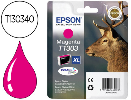 EPSON - Cartuchos ORIGINALES Inyección De Tinta INY MG 1303XL 765P (Ref.C13T13034012)