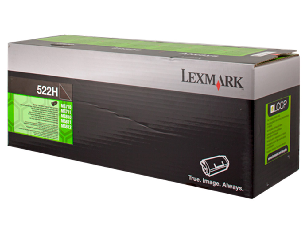 LEXMARK - Toner Laser ORIGINALES 522H Negro (Ref.52D2H00)