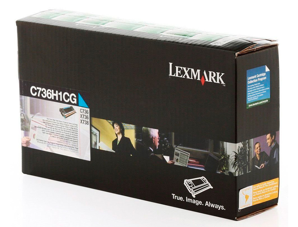LEXMARK - Toner Laser ORIGINALES Cyan (Ref.C736H1CG)