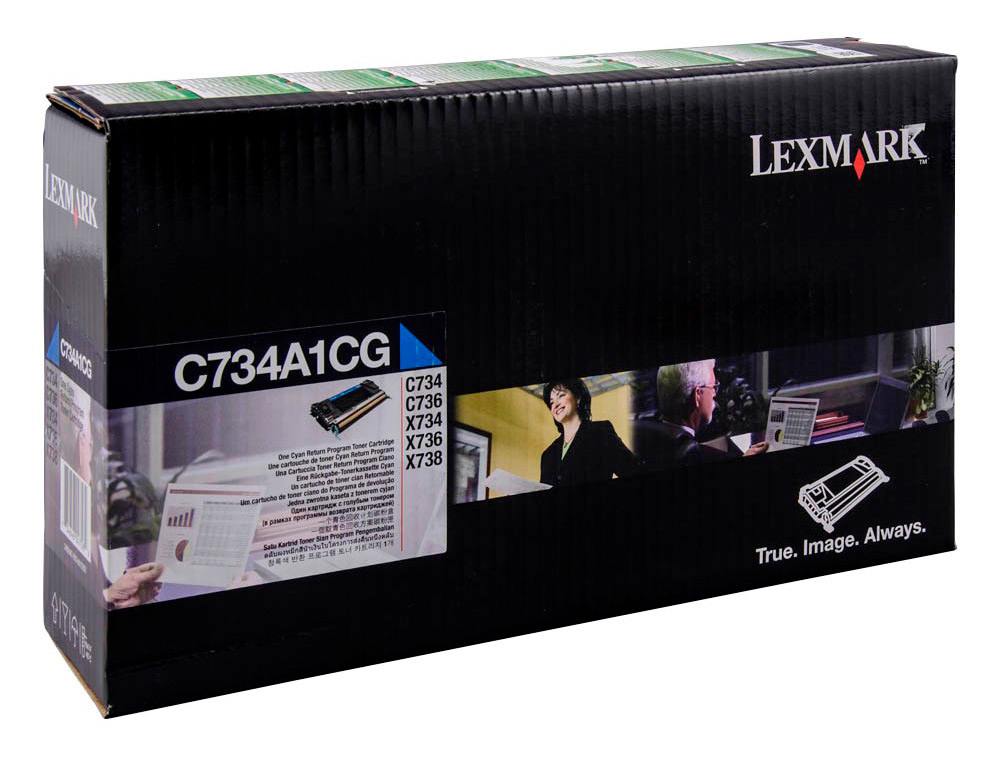 LEXMARK - Toner Laser ORIGINALES Cyan (Ref.C734A1CG)
