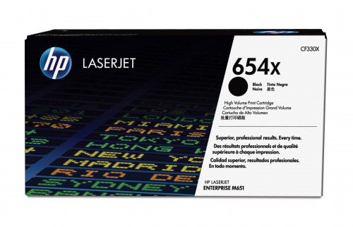 HP ( HEWLETT PACKARD ) - Toner Laser ORIGINALES 654X alta capacidad negro (Ref.CF330X)