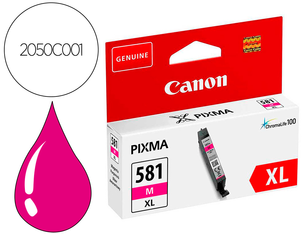 CANON - Ink-jet pixma cli-581xl magenta (Ref. 2050C001)