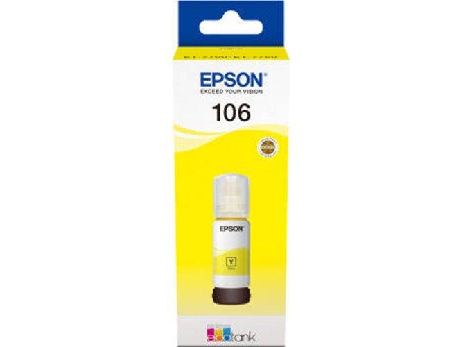 EPSON - Ink-jet 106 ecotank amarillo ink bottle et-7700 / et-7750 (Ref. C13T00R440)