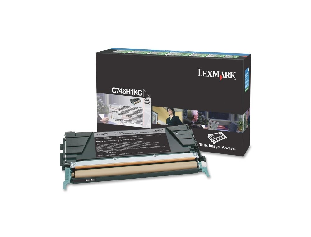 LEXMARK - Toner Laser ORIGINALES Negro (Ref.C746H1KG)