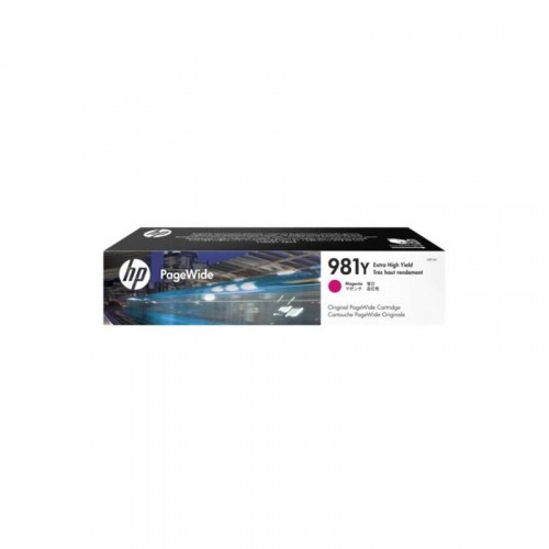 HP ( HEWLETT PACKARD ) - Cartucho ORIGINALES PageWide 981Y Magenta de Alto Rendimiento (Ref.L0R14A)