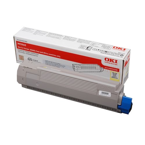 OKI - Toner Laser ORIGINALES Amarillo (Ref.44059209)