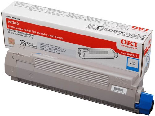 OKI - Toner Laser ORIGINALES Cyan (Ref.44059211)