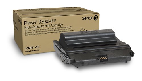 XEROX - TONER NEGRO PHASER 3300MFP/3300MFPV/X (8.000 PÁG.) (Ref.106R01412)