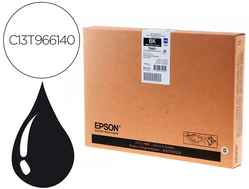 EPSON - Ink-jet wf-m52xx/57xx series xxl negro (Ref. C13T966140)