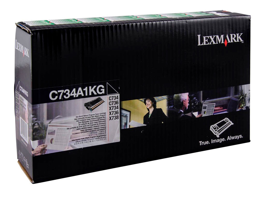 LEXMARK - Toner Laser ORIGINALES Negro (Ref.C734A1KG)