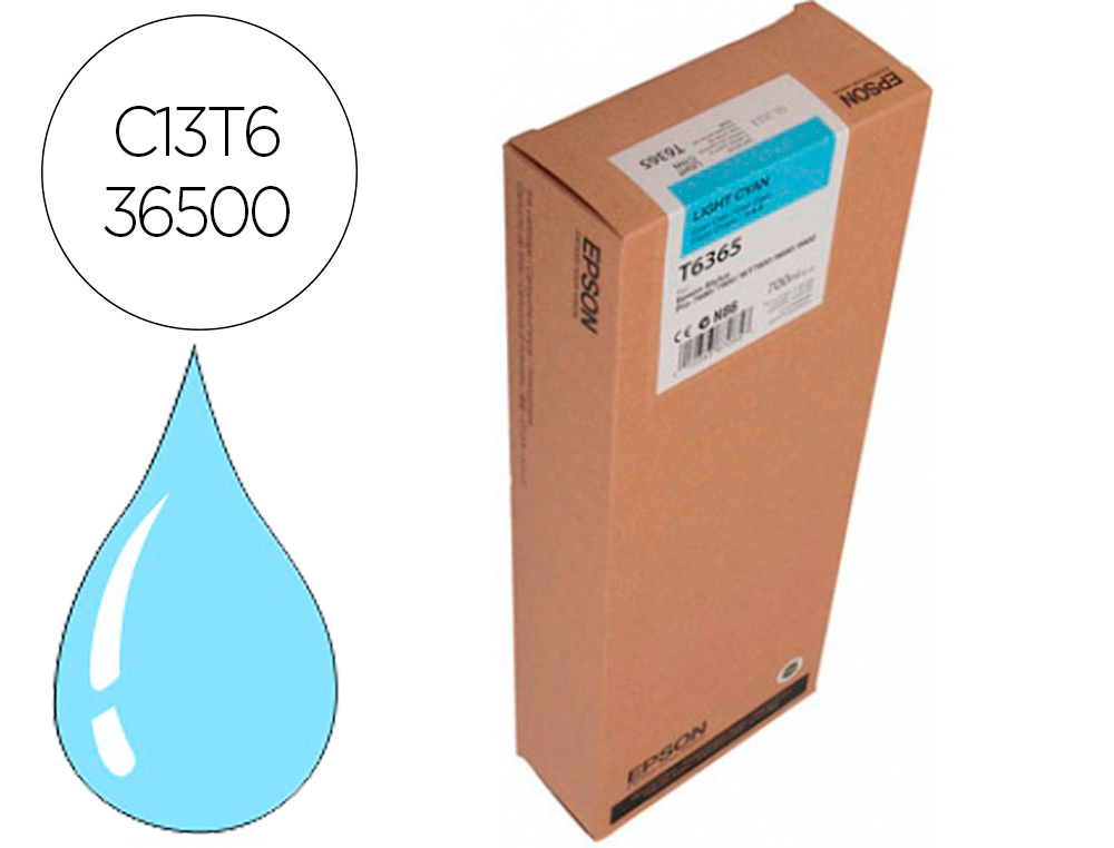 EPSON - Ink-jet gf stylus photo 7900/9900 cian claro alta capacidad (Ref. C13T636500)