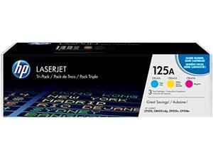 HP ( HEWLETT PACKARD ) - Toner Laser ORIGINALES 125A Tricolor pack 3 (Ref.CF373AM)