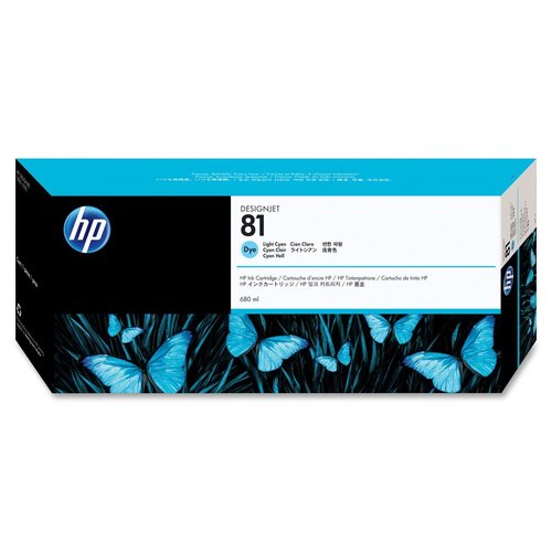 HP ( HEWLETT PACKARD ) - Cartuchos ORIGINALES Inyección De Tinta 81 Cyan claro (Ref.C4934A)