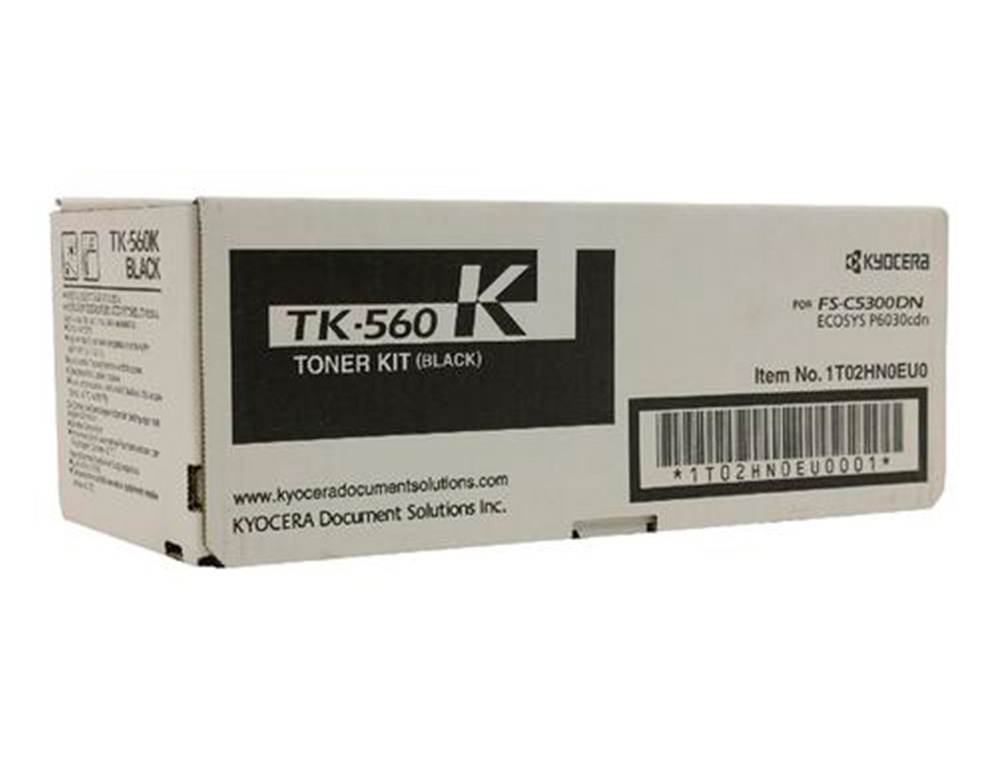 KYOCERA MITA - Toner Laser ORIGINALES TK560K NEGRO 12K (Ref.1T02HN0EU0)