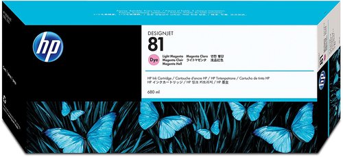 HP ( HEWLETT PACKARD ) - Cartuchos ORIGINALES Inyección De Tinta 81 Magenta Claro (Ref.C4935A)