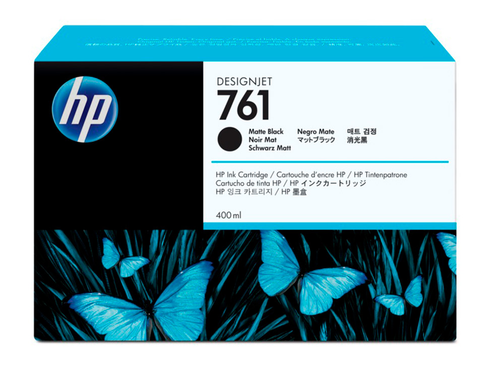 HP ( HEWLETT PACKARD ) - Cartuchos ORIGINALES Inyección De Tinta 761 Negro (Ref.CM991A)