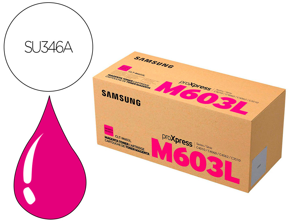 HP ( HEWLETT PACKARD ) - Toner samsung magenta standard slc4010nd / c4060fx (Ref. SU346A)