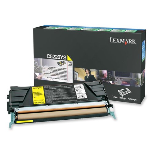 LEXMARK - Toner Laser ORIGINALES Amarillo C522 3.000pg (Ref.C5220YS)