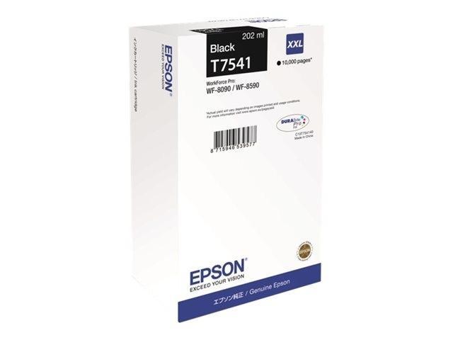 EPSON - Cartucho de tinta T7541 XXL negro WF-8090 / WF-8590 (Ref.C13T754140)