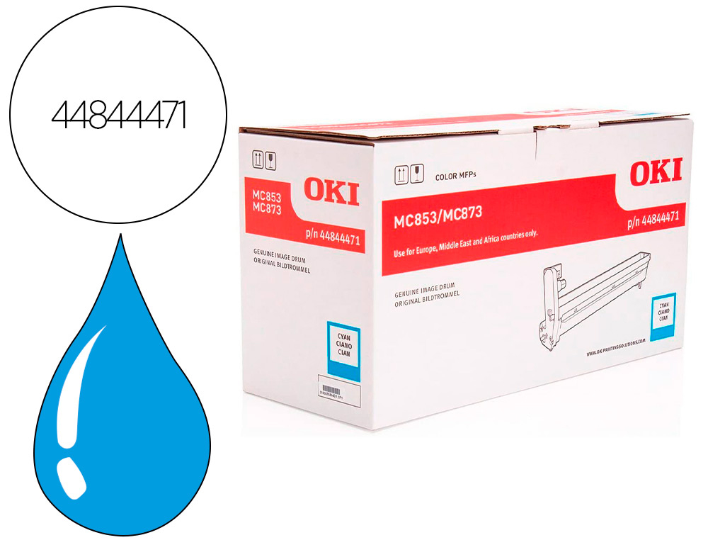 OKI - Tambor laser i mc853 / 873 cian 30000 paginas (Ref. 44844471)