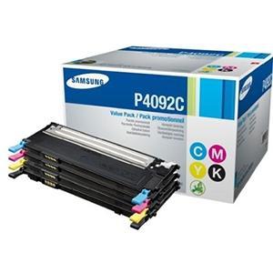 SAMSUNG - Toner Laser ORIGINALES P4092C Negro/Amarillo/Cyan/Magenta Pack 4 (Ref.CLT-P4092C/ELS)