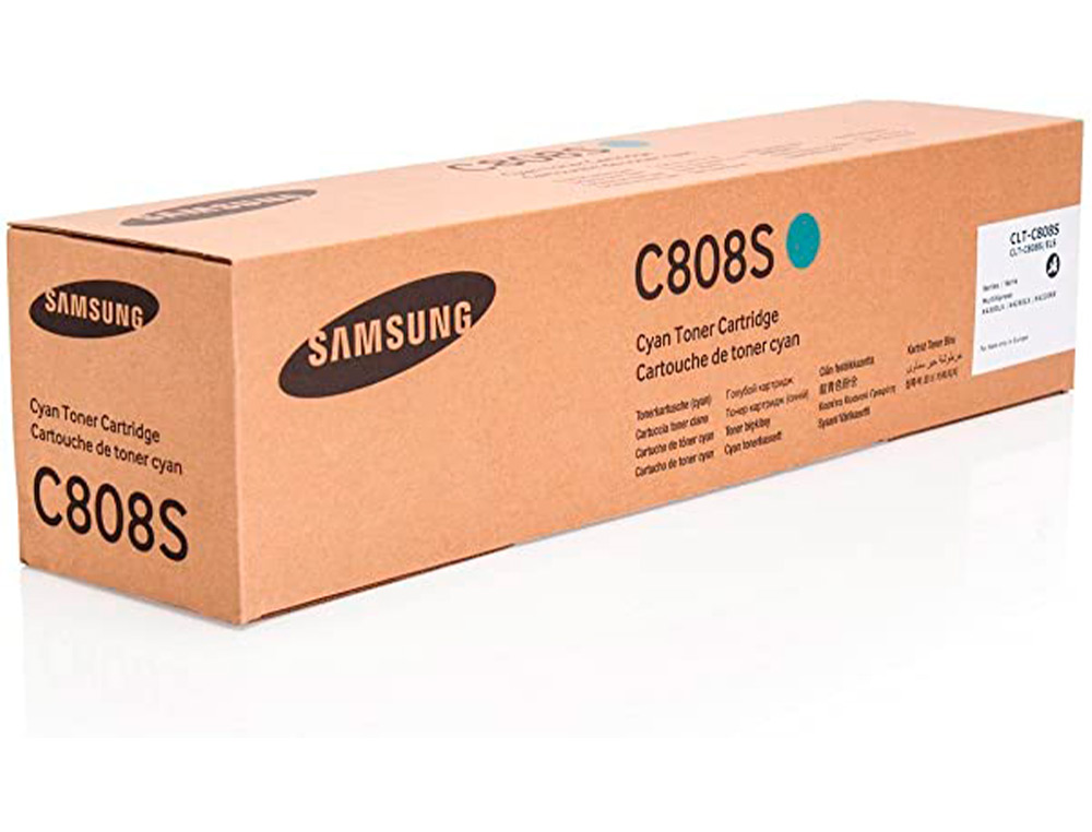 SAMSUNG - Toner Laser ORIGINALES CIAN 20K         (Ref.CLT-C808S/ELS)