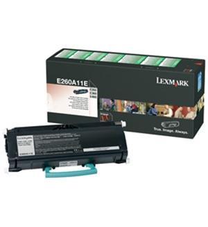 LEXMARK - Toner Laser ORIGINALES NEGRO 3,5K (Ref.E260A11E)