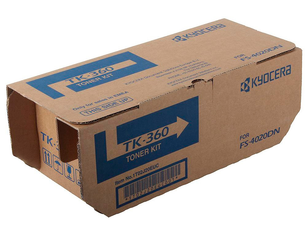 KYOCERA MITA - Toner Laser ORIGINALES TK360 NEGRO 20K (Ref.1T02J20EUC)