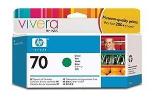 HP ( HEWLETT PACKARD ) - Cartuchos ORIGINALES Inyección De Tinta 70 verde (Ref.C9457A)