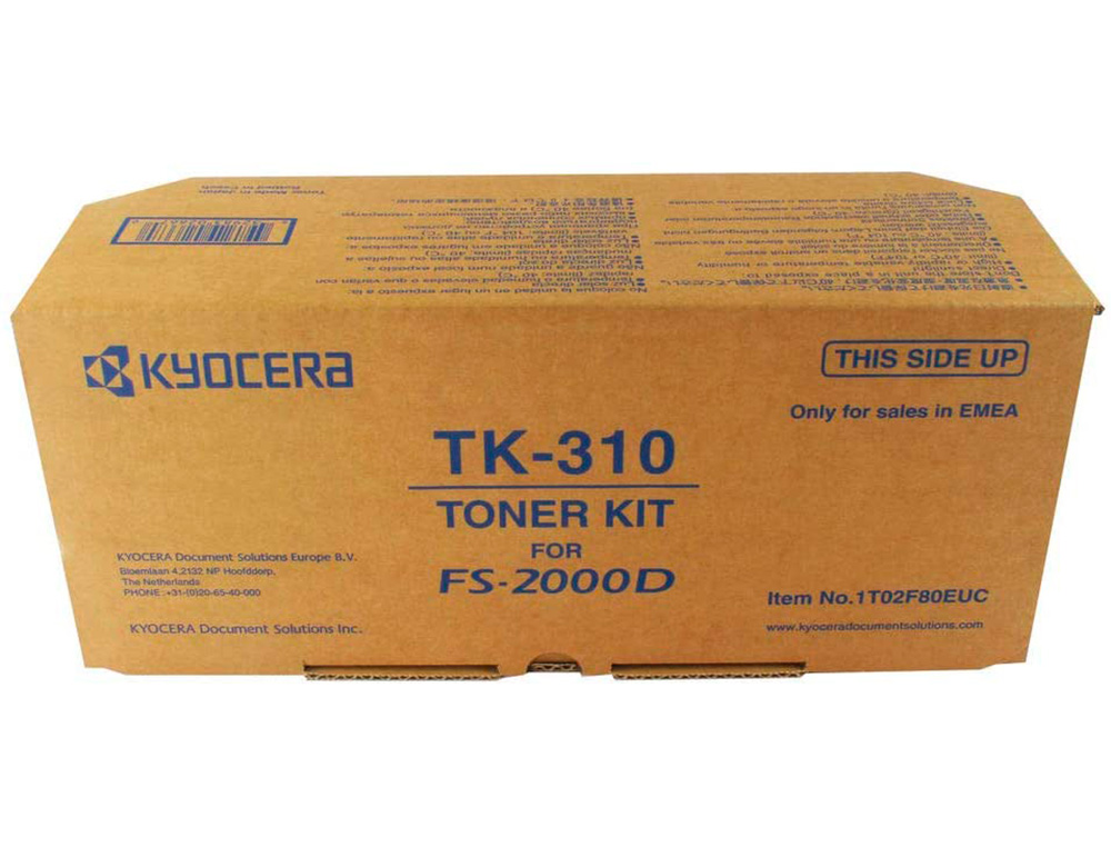 KYOCERA MITA - Toner Laser ORIGINALES TK310 NEGRO 12K (Ref.1T02F80EUC)