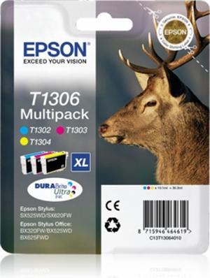 EPSON - Cartuchos ORIGINALES Inyección De Tinta INY PK-3 CMA T130 (Ref.C13T13064012)