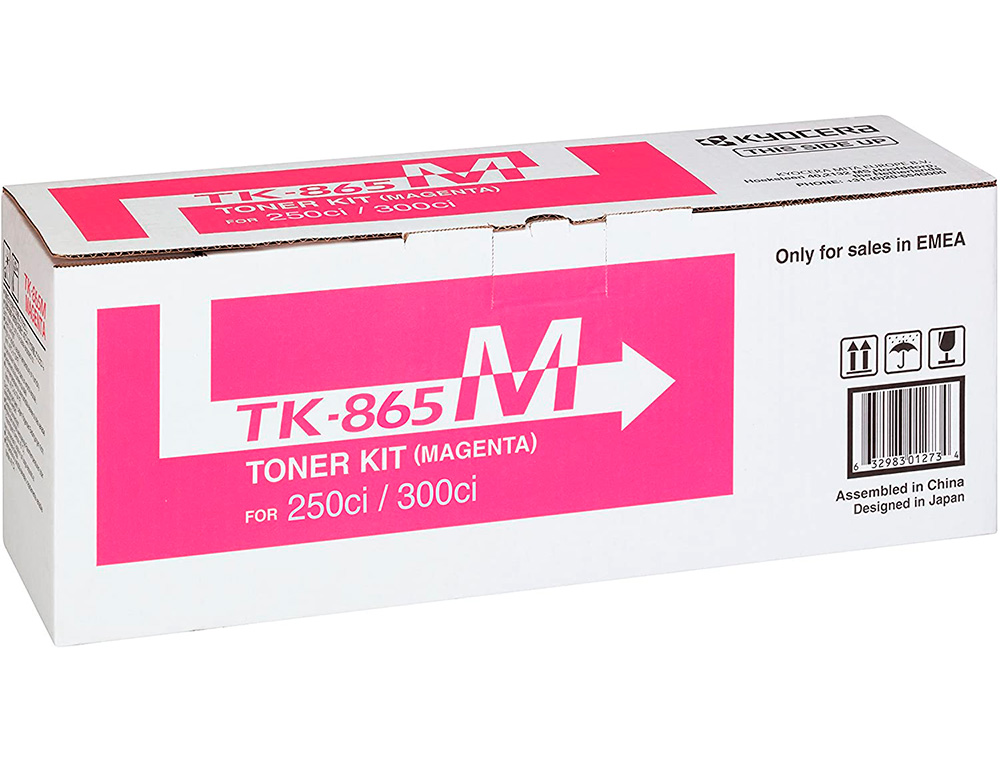 KYOCERA MITA - Toner Laser ORIGINALES TK865M MG 12K (Ref.1T02JZBEU0)