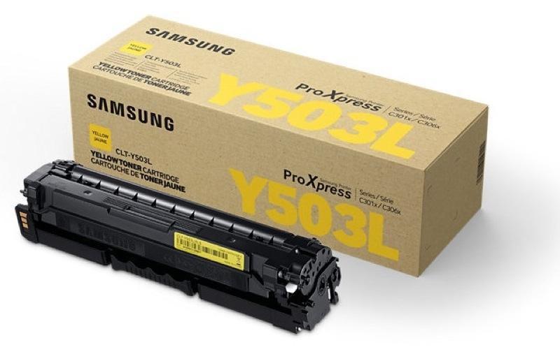 SAMSUNG - Toner Laser ORIGINALES AMARILLO 5.000 PAGS (Ref.CLT-Y503L/ELS)