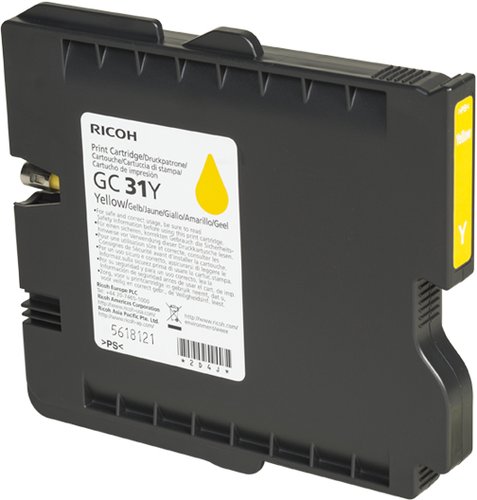 RICOH - Cartuchos ORIGINALES Inyección De Tinta 31HY Amarillo (Ref.405704)