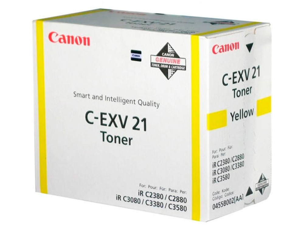 CANON - Toner Laser ORIGINALES CEXV21 AMARILLO (Ref.0455B002)