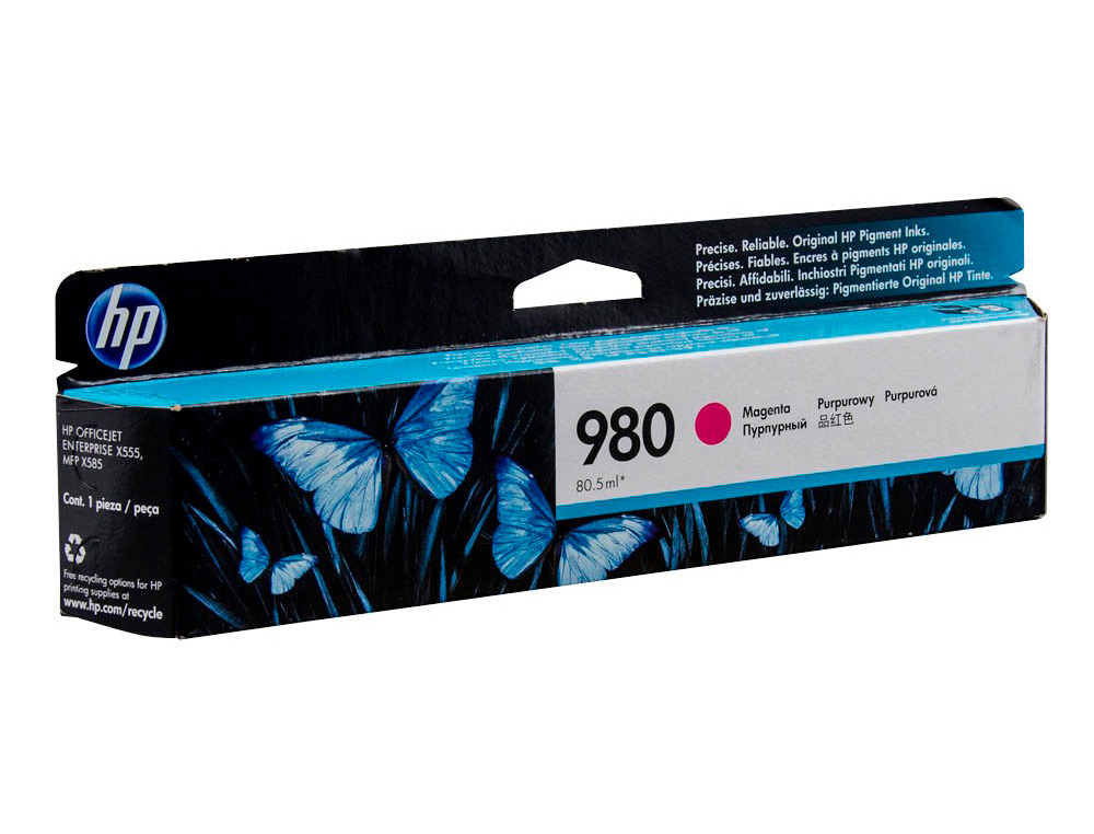 HP ( HEWLETT PACKARD ) - Cartuchos Inyección De Tinta 980 Magenta (Ref.D8J08A)