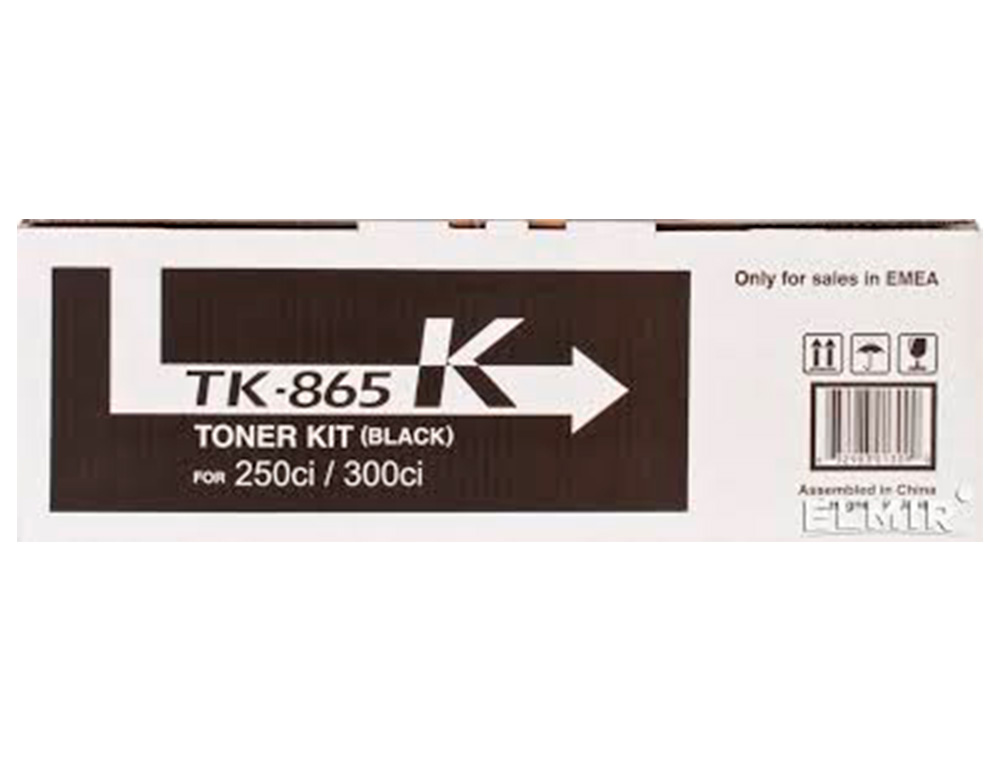 KYOCERA MITA - Toner Laser ORIGINALES TK865K NEGRO 20K (Ref.1T02JZ0EU0)