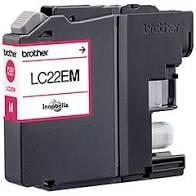 BROTHER - Cartuchos ORIGINALES Inyección De Tinta MAGENTA 1.200 PÁG (Ref.LC22EM)