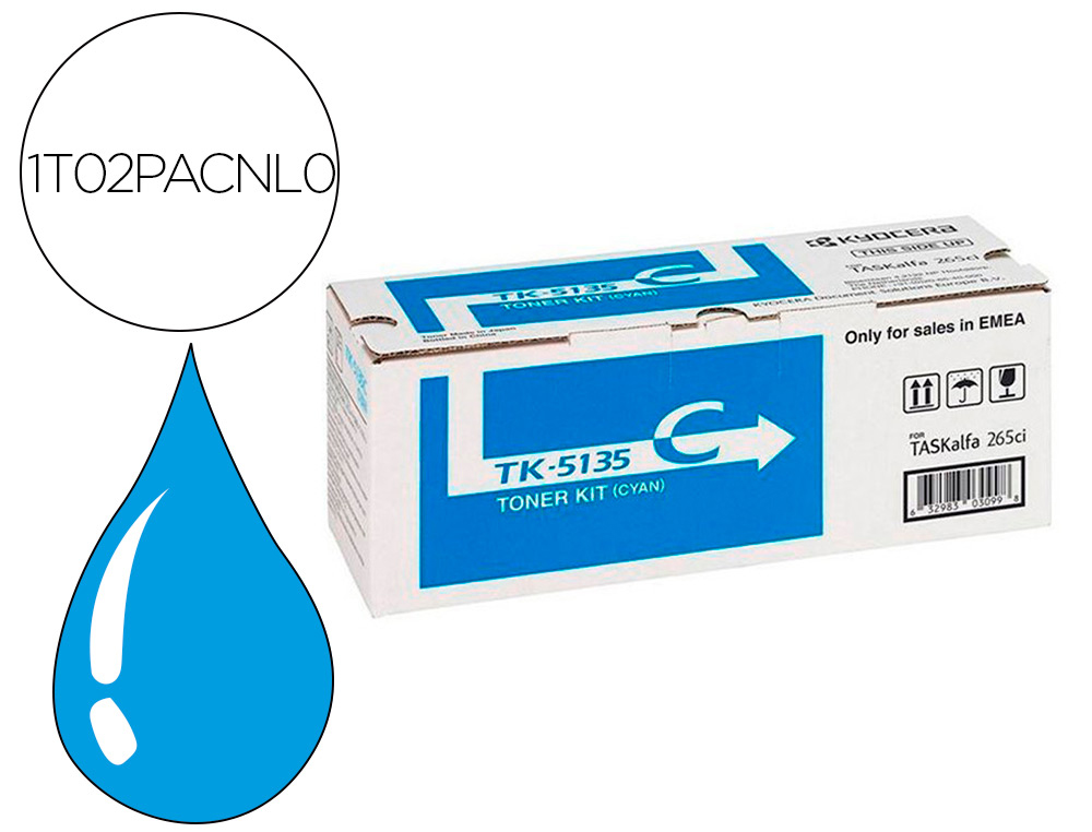 KYOCERA MITA - KYOCERA - Toner -mita taskalfa 265ci toner cian (Ref. 1T02PACNL0)