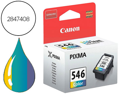 CANON - Cartuchos ORIGINALES Inyección De Tinta CL-546 Tricolor (Ref.8289B001)