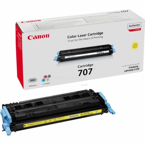 CANON - Toner Laser ORIGINALES CRG-707Y AMARILLO 2K (Ref.9421A004)