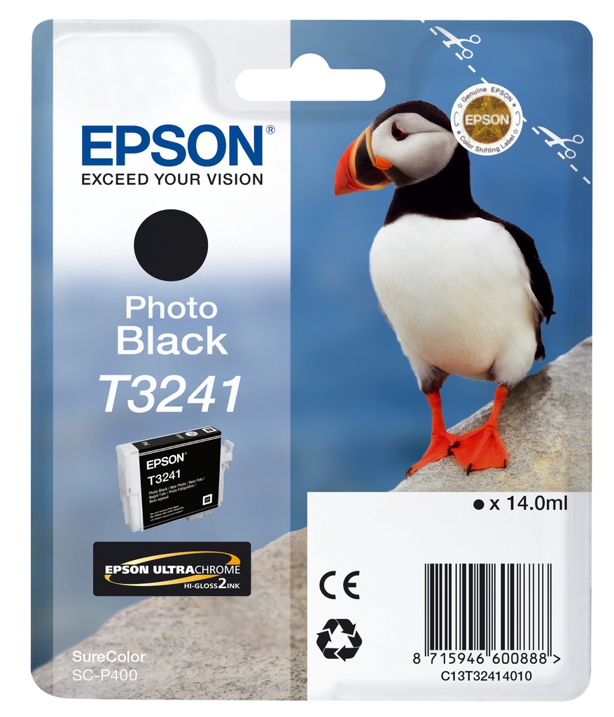EPSON - Ink-jet surecolor sc-p400 negro photo (Ref. C13T32414010)