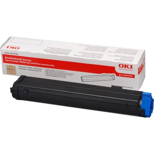 OKI - Toner Laser ORIGINALES Negro (Ref.43502302)