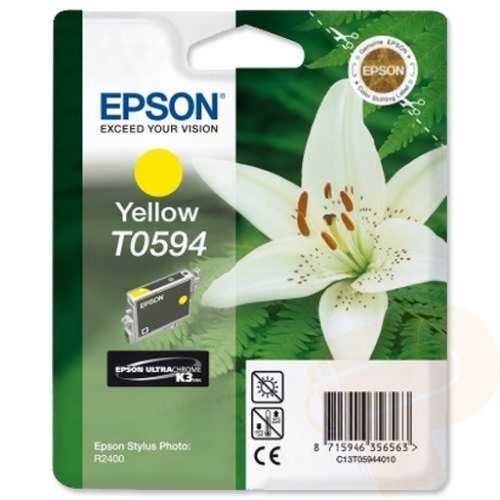 EPSON - Cartuchos ORIGINALES Inyección De Tinta T0594 Amarillo (Ref.C13T05944010)