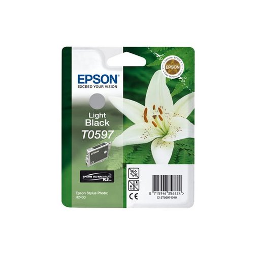 EPSON - Cartuchos ORIGINALES Inyección De Tinta T0597 Gris 520pg 0 (Ref.C13T05974010)