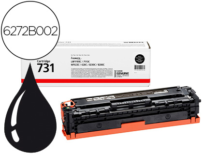CANON - Toner Laser ORIGINALES 731 Negro (Ref.6272B002)