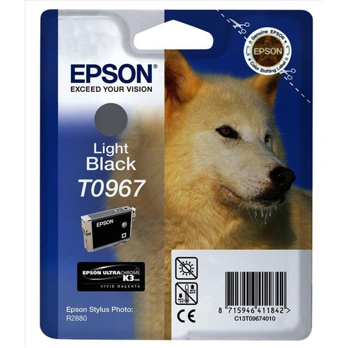 EPSON - Cartuchos ORIGINALES Inyección De Tinta T0967 Negro Claro (Ref.C13T09674010)