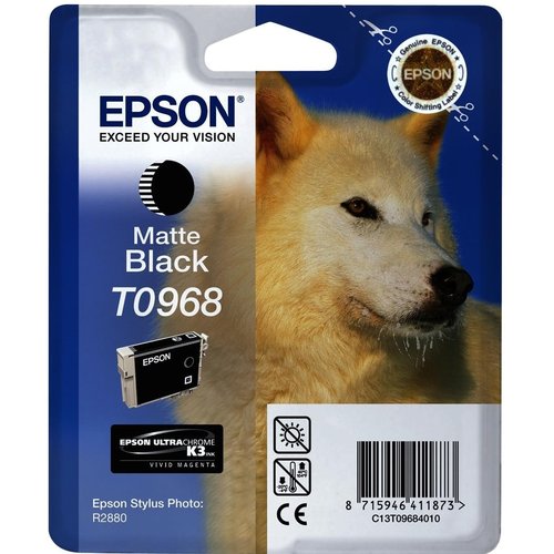 EPSON - Cartuchos ORIGINALES Inyección De Tinta T0968 Negro mate (Ref.C13T09684010)