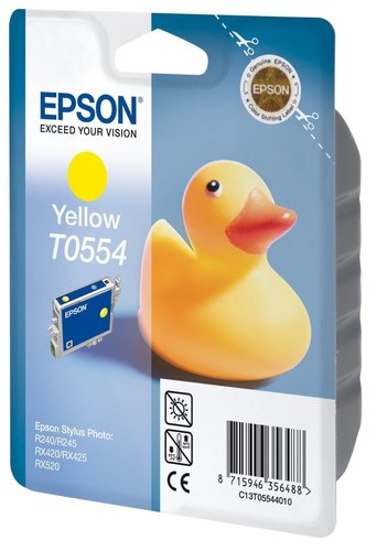 EPSON - Cartuchos Inyección De Tinta T0554 Amarillo Blister (Ref.C13T05544010)